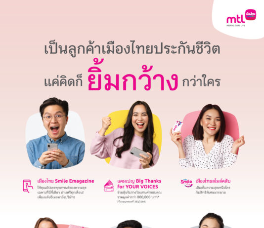 เมืองไทยฯมอบสิทธิพิเศษคุ้มค่ามากกว่าแค่ความคุ้มครอง