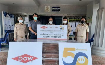 บางกอกโฟม จับมือ Dow มอบเบาะ PU Foam ให้ รพ.สนามในระยอง