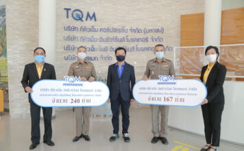 TQM มอบประกันอุบัติเหตุให้ข้าราชการตำรวจต่อเนื่อง 13 ปี