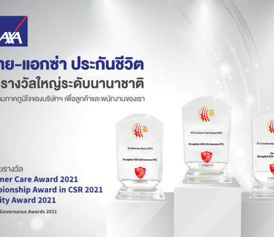 กรุงไทย–แอกซ่า ประกันชีวิต คว้า 3 รางวัลระดับนานาชาติ