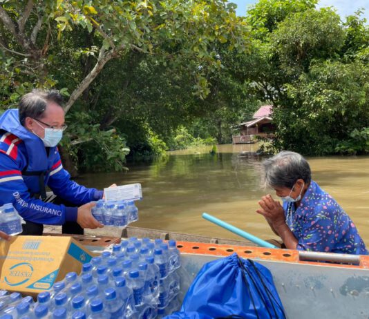 ทิพยประกันภัย ลงพื้นที่ช่วยเหลือผู้ประสบภัยน้ำท่วม จังหวัดพระนครศรีอยุธยา