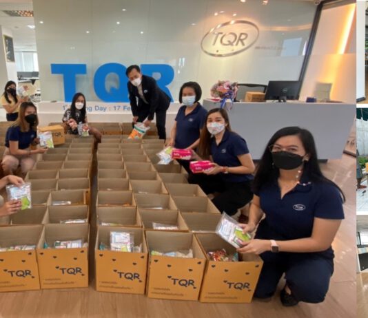 TQR มอบกล่องปันสุขฝ่าโควิด-19