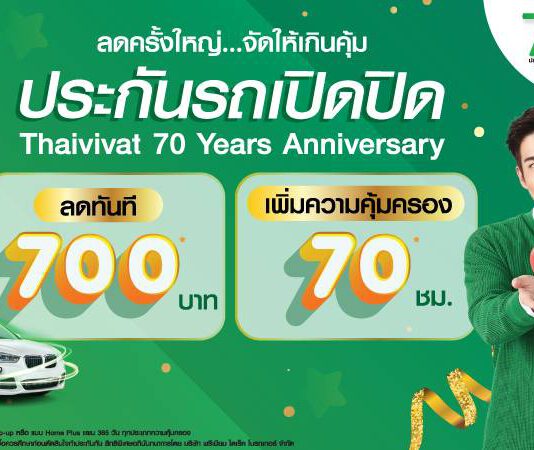 “ไทยวิวัฒน์” ฉลองใหญ่ครบรอบ 70 ปี จัดโปรแรง “ลดเบี้ย-เพิ่มชั่วโมง”