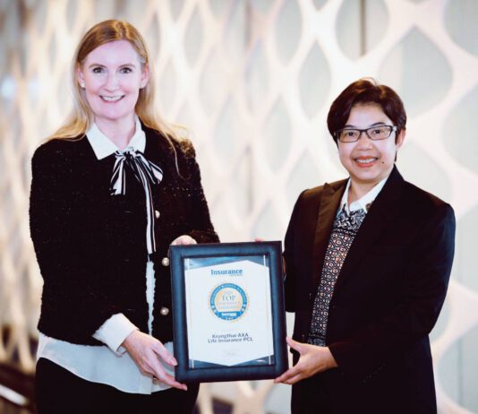 กรุงไทย–แอกซ่า ประกันชีวิต คว้ารางวัล “Top Insurance Employer 2021” จาก Insurance Business Asia