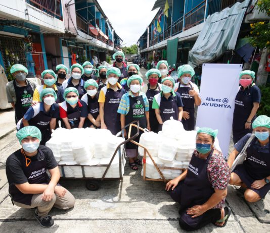 อลิอันซ์ อยุธยา ร่วมกับ มูลนิธิสโกลารส์ ออฟ ซัสทีแนนซ์ เปิดโรงครัวจัดทำอาหาร 500 ชุด ช่วยเหลือผู้ได้รับผลกระทบจากโควิด-19