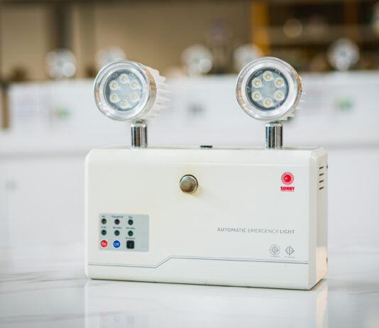 Sunny ทำสำเร็จ! ครั้งแรกในโลก “โคมไฟฉุกเฉินไม่ใช้แบตเตอรี่”