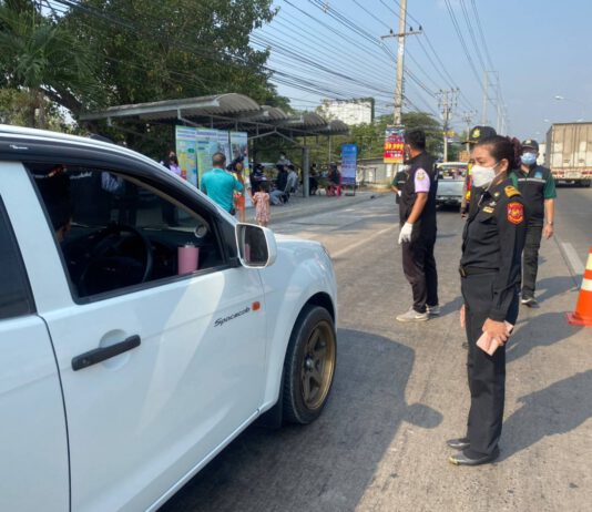 ขนส่งจังหวัดลพบุรี บรูณาการตั้งด่านวัดควันดำ