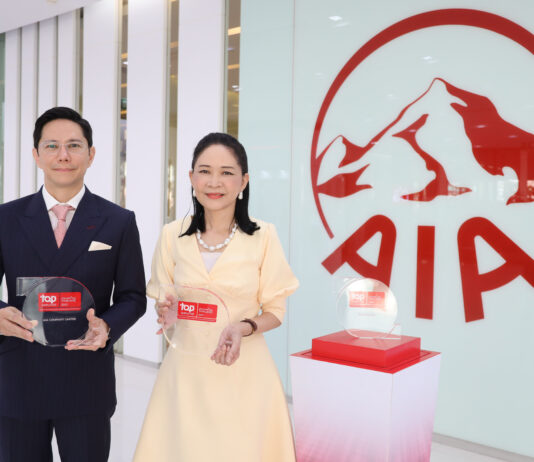 เอไอเอ ประเทศไทย คว้ารางวัล Top Employer ประจำปี 2565 เป็นปีที่ 3 ติดต่อกัน