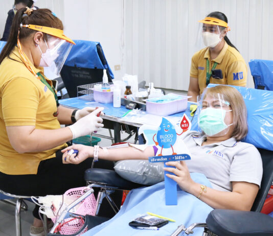 รวมพลังจิตอาสา NSI Blood Hero บริจาคโลหิต ปี 6