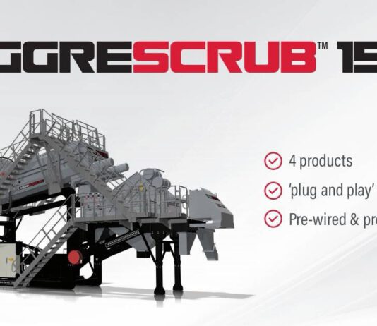 “เทเร็กซ์” ตอบโจทย์ก่อสร้าง เครื่องล้างแยกหินดินทราย