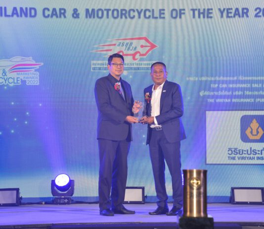 วิริยะประกันภัย รับรางวัล TOP CAR INSURANCE SALE AWARD 2022