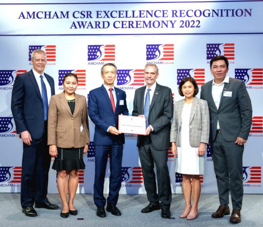 Dow รับรางวัลด้านความรับผิดชอบต่อสังคมระดับแพลตินัม จากหอการค้าอเมริกันในประเทศไทย