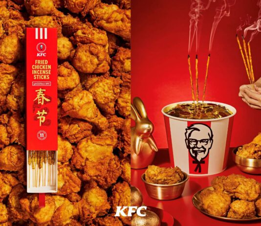 KFC จุดเทรนด์ใหม่รับตรุษจีน ด้วย “ธูปกลิ่นไก่ทอดสูตรผู้พัน”