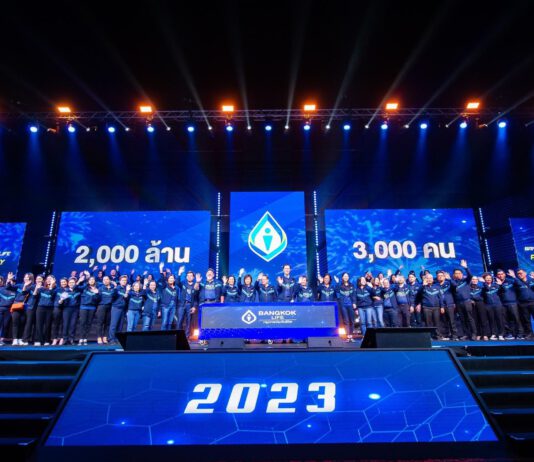 ‘กรุงเทพประกันชีวิต’ เปิดศักราชใหม่ปีกระต่ายทอง จัดงานยิ่งใหญ่ Bangkok Life Kick Off 2023 “HEALTH WEALTH LIFE WISDOM”