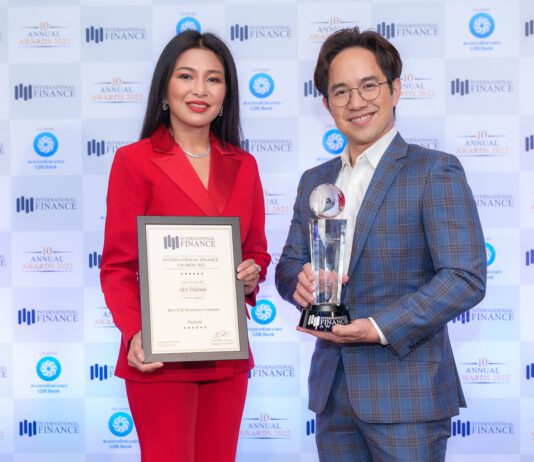 เอไอเอ ประเทศไทย รับรางวัล ตอกย้ำการส่งมอบผลิตภัณฑ์และบริการยอดเยี่ยมแก่ลูกค้า