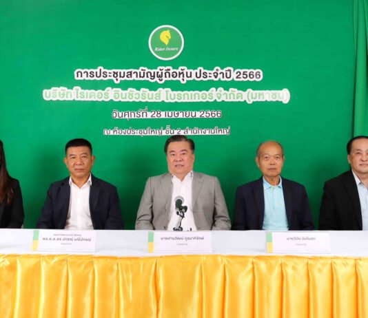 ไรเดอร์ประชุมผู้ถือหุ้นเพิ่มทุน