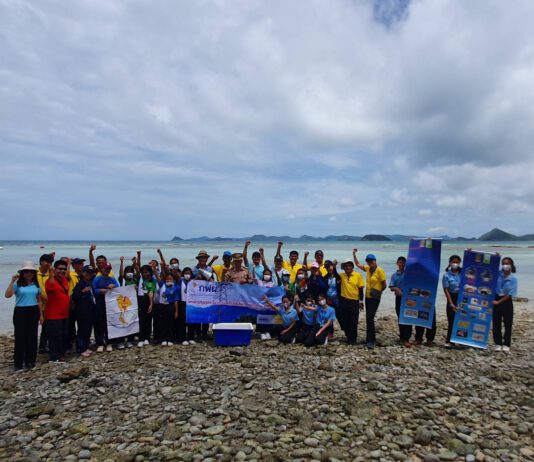 กฟผ. ร่วมกับ ทัพเรือภาคที่ 1 อบต.แสมสาร จัดกิจกรรมฟื้นฟูปะการัง และ สิ่งมีชีวิตใต้ทะเล