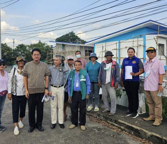 ทีมจว.ปทุมธานีลงพื้นที่ตรวจรุกถมคลองเปรมฯ