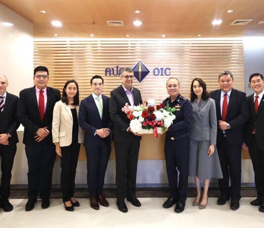 เอไอเอ ประเทศไทย ร่วมแสดงความยินดีกับนายชูฉัตร ประมูลผล เนื่องในโอกาสรับตำแหน่งเลขาธิการ คปภ.