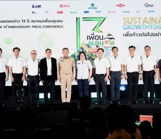 “สมาคมเพื่อนชุมชน” ชูผลงานรอบ 13 ปี เดินหน้าลดก๊าซเรือนกระจก สร้างสังคมคาร์บอนต่ำ พร้อมยกระดับเศรษฐกิจชุมชน ปักหมุดนำ “ระยอง” สู่เมืองอุตสาหกรรมเชิงนิเวศระดับสูงสุด