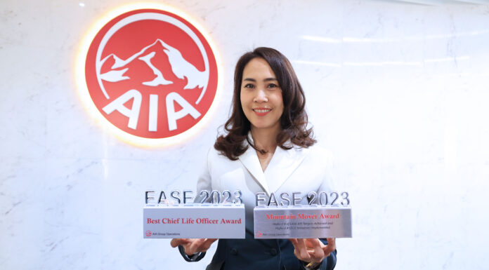เอไอเอ ประเทศไทย กวาด 8 รางวัลระดับภูมิภาค จากงานประกาศรางวัล EASE 2.0 Awards 2023