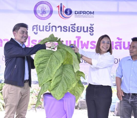 “รมว.พิมพ์ภัทรา” เดินหน้าชุมชนเปลี่ยน RESHAPE THE AREA ประเดิมเปิดศูนย์แปรรูปสมุนไพรยาเส้น เมืองนครศรี โมเดลต้นแบบเสริมแกร่งเศรษฐกิจฐานราก