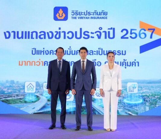 วิริยะประกันภัย ตั้งเป้าเบี้ยรับรวมปี’67 แตะ4.3หมื่นลบ.