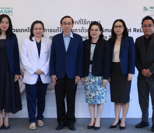 โรงพยาบาลพญาไท 3 เปิดตัวเทคโนโลยี AI แก้ไขสายตาด้วย Smart Sight ReLEx