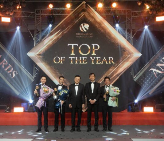 โตเกียวมารีนประกันชีวิต จัดพิธีมอบรางวัลประจำปี TOP OF THE YEAR 2023