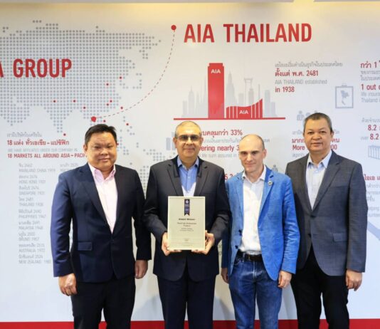 เอไอเอ ประเทศไทย คว้ารางวัล Asia Pacific Property Awards 2024-2025