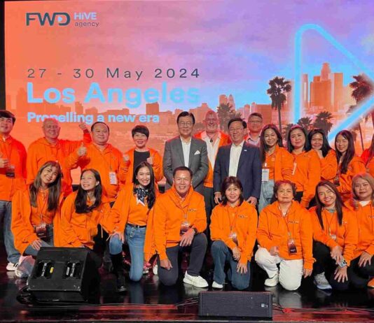 FWD ประกันชีวิต พาสุดยอดตัวแทนอัพเทรนด์ความรู้ เยือนนครลอสแอนเจลิส ประเทศสหรัฐอเมริกา ในงาน “HiVE Conference 2024”