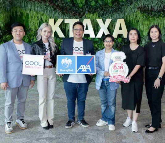 กรุงไทย–แอกซ่า ประกันชีวิต จับมือ คูลฟาเรนไฮต์ จัดแคมเปญ “อิ๊งค์ eat all around” เอาใจ ไลฟ์สไตล์สายชิม และท่องเที่ยว