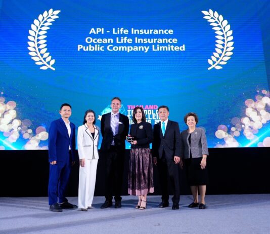 OCEAN LIFE ไทยสมุทร คว้ารางวัลด้านเทคโนโลยีประกันชีวิตระดับเอเชีย Asian Technology Excellence Awards 2024