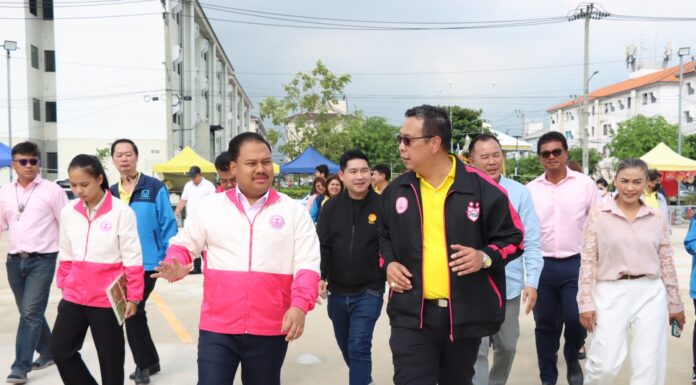 กมธ.การสวัสดิการสังคม สภาผู้แทนราษฎร ลงพื้นที่ดูงานการจัดสวัสดิการผู้มีรายได้น้อยในโครงการของการเคหะแห่งชาติ