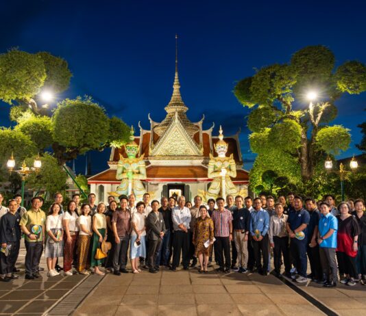 ไทยกรุ๊ป โฮลดิ้งส์ สร้างการตระหนักรู้ทีมงาน เชื่อมโยงตราสัญลักษณ์กับพระปรางค์วัดอรุณ
