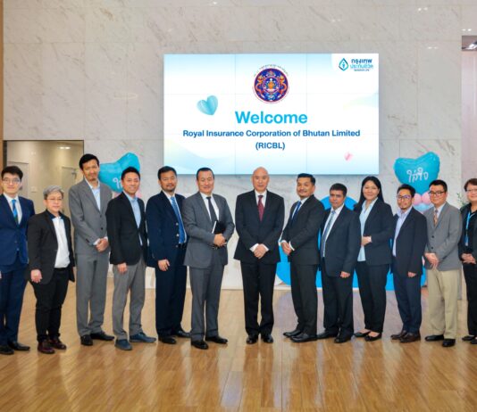 กรุงเทพประกันชีวิต ต้อนรับคณะกรรมการและคณะผู้บริหารจาก The Royal Insurance Corporation of Bhutan Limited (RICBL) บริษัทประกันภัยชั้นนำในประเทศภูฏาน