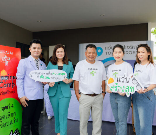 ศุภาลัย ส่งมอบแว่นสายตา 1,000 คนสำเร็จ เตรียมสานต่อ “แว่นสร้างสุข” ปีที่ 3ลงพื้นที่ จ.อุดรฯ ช่วยกลุ่มแรงงาน-ผู้ขาดแคลน