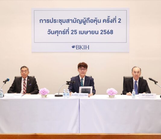 บีเคไอ โฮลดิ้งส์ (BKIH) จัดประชุมสามัญผู้ถือหุ้น ครั้งที่ 2
