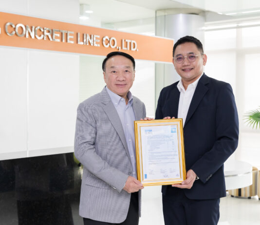 “คอนกรีตไลน์” ร่วมมือ SCG BLC มุ่งสู่ความเป็นองค์กรคาร์บอนต่ำด้วยการได้รับรอง Carbon Footprint for Organization โดย TGO และ ISO 14064-1