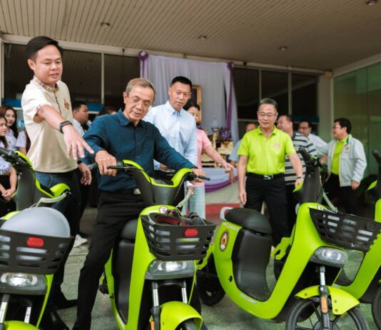 ม.ราชภัฏโคราช จับมือ สมาคมการค้าไทย-จีนกวางตุ้ง และ Mancool Technology ร่วมสร้างสรรค์สังคมคาร์บอนต่ำ ด้วยนวัตกรรม E-Bike สู่การเป็นมหาวิทยาลัยสีเขียว