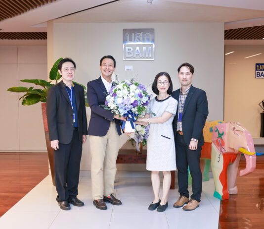 SCB ร่วมแสดงความยินดีกับตำแหน่งประธานเจ้าหน้าที่บริหาร BAM คนใหม่ พร้อมหารือความร่วมมือทางธุรกิจร่วมกัน