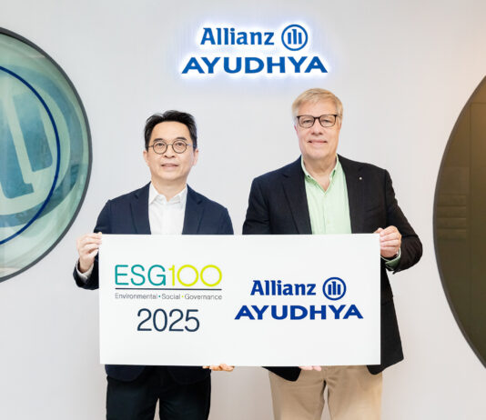 อลิอันซ์ อยุธยา แคปปิตอล ติดทำเนียบ หุ้น ESG100 ต่อเนื่องเป็นปีที่ 4