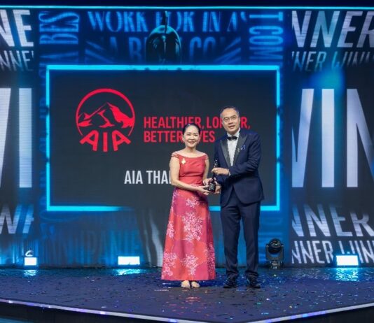 เอไอเอ ประเทศไทย คว้ารางวัล HR Asia Best Companies to Work for in Asia 2025 เป็นปีที่ 4