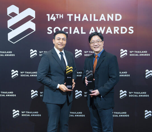 เอสซีจี รับ 2 รางวัลจากเวที Thailand Social Awards ครั้งที่ 14 โดดเด่นด้านความยั่งยืน สาขาความรับผิดชอบต่อสิ่งแวดล้อม และ Top 5 แบรนด์วัสดุก่อสร้างบนโซเชียล