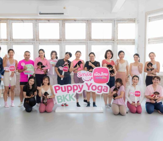 เมืองไทยประกันชีวิต จัดกิจกรรมสุดเอ็กซ์คลูซีฟ “PUPPY YOGA BKK” ชวนลูกค้าดูแลสุขภาพและฮีลใจไปกับเหล่าน้องหมาสุดคิวท์