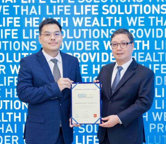 ไทยประกันชีวิต ติดอันดับหลักทรัพย์ ESG100 ต่อเนื่องเป็นปีที่ 4 สะท้อนการขับเคลื่อนองค์กรด้วย ESG สู่การเติบโตอย่างยั่งยืน
