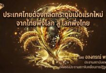ประเทศไทยต้องกลัดกระดุมเม็ดแรกใหม่ จากไทยพึ่งโลก สู่ โลกพึ่งไทย
