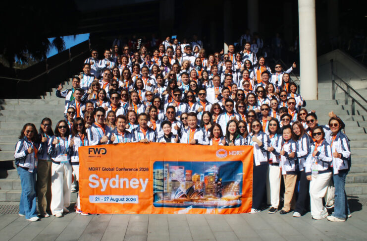 FWD ประกันชีวิต นำสุดยอดที่ปรึกษาประกันชีวิต 169 คน ร่วมงานประชุมระดับโลก MDRT Global Conference 2026 ที่นครซิดนีย์
