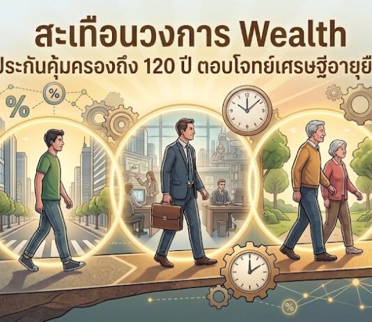 ครั้งแรก! สะเทือนวงการ Wealth ประกันคุ้มครองถึง 120 ปี ตอบโจทย์เศรษฐีอายุยืน