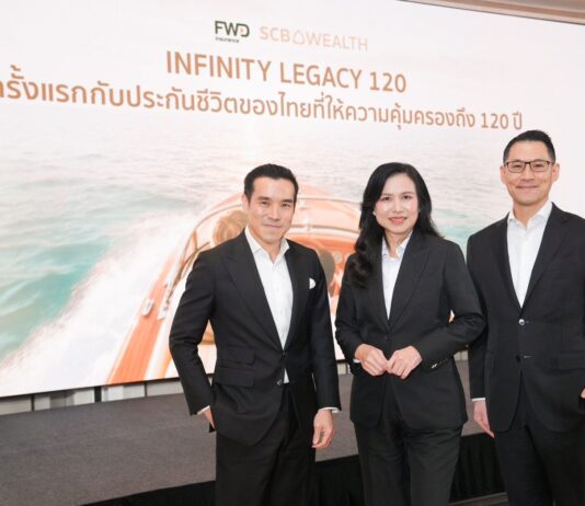 FWD ประกันชีวิต – ไทยพาณิชย์ เปิดตัว Infinity Legacy ครั้งแรกของไทยที่ให้ความคุ้มครองถึงอายุ 120 ปี